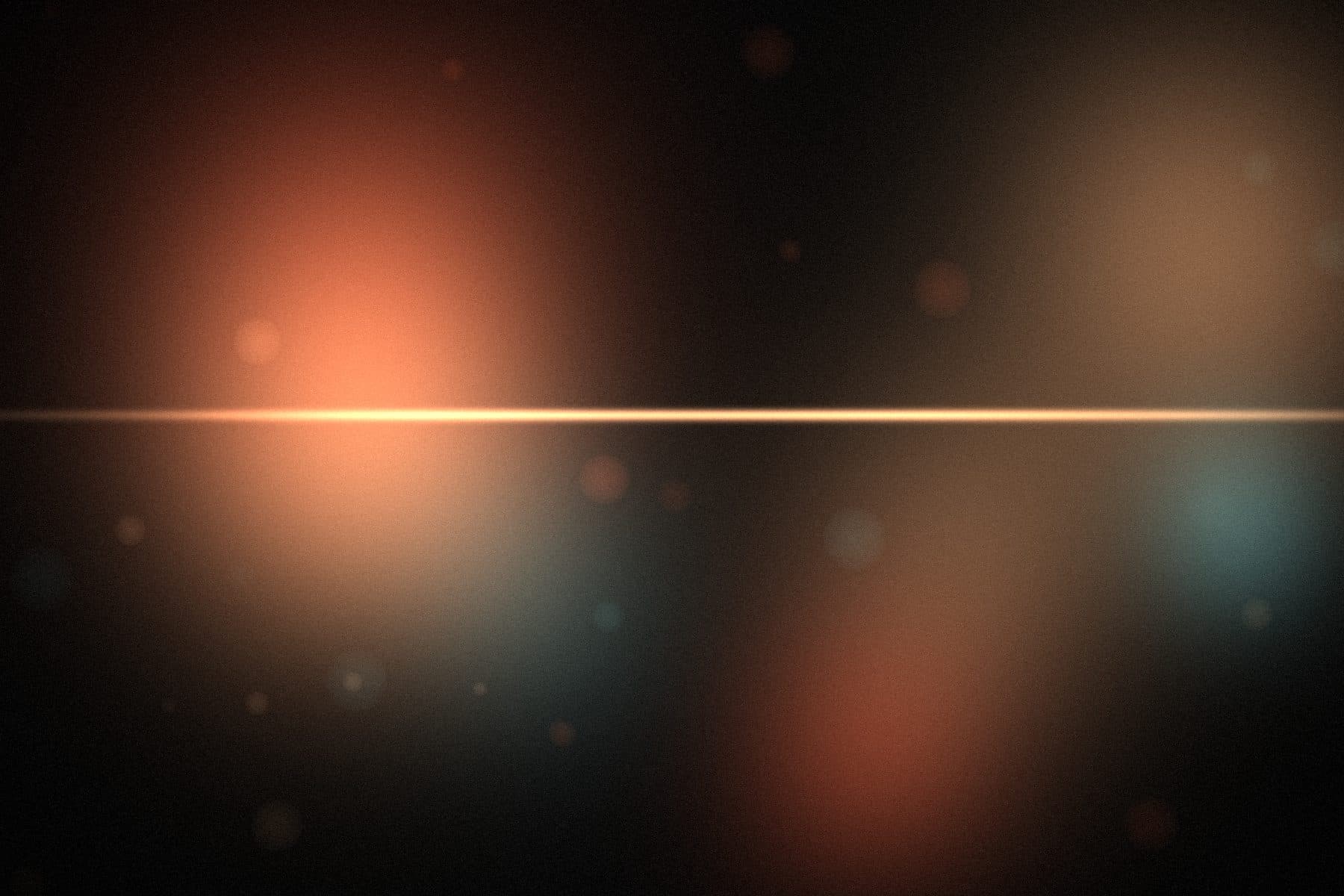 Abstract placeholder of warm and teal out-of-focus light